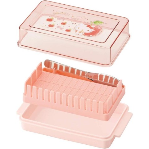 定量カッティング付バターケース（ハローキティ）