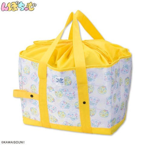 保冷買い物カゴバッグ（んぽちゃむ）