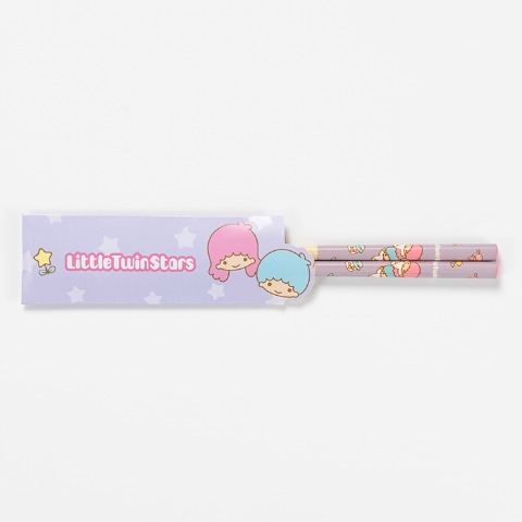 箸袋付竹箸（リトルツインスターズ）