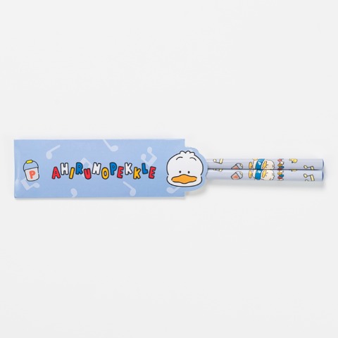 箸袋付竹箸（あひるのペックル）