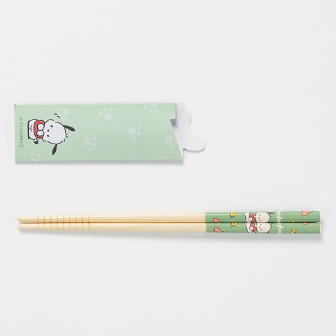 箸袋付竹箸（ポチャッコ）