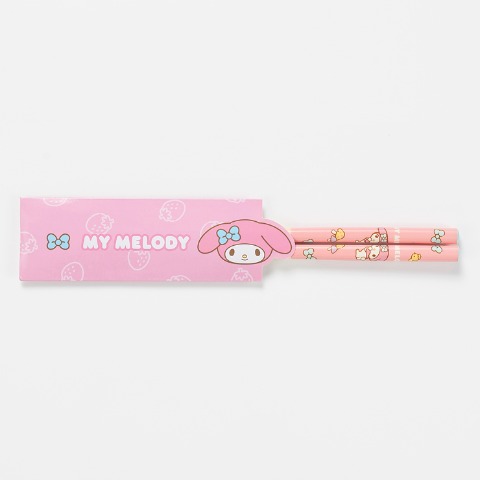 箸袋付竹箸（マイメロディ）