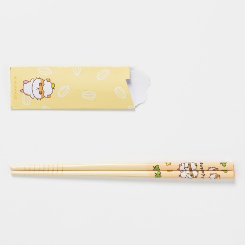 箸袋付竹箸（コロコロクリリン）