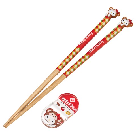 マスコット付箸・箸置きオールセット（Sanrio characters）