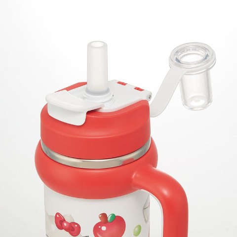 ハンドル付2WAYストローステンレスタンブラー（ハローキティ）