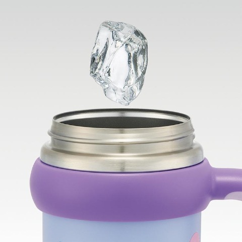 ハンドル付2WAYストローステンレスタンブラー（クロミ）