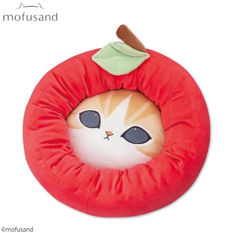 ラウンド型ペット用ベッド（フルーツにゃん）