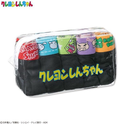 メンズ　クレヨンしんちゃん5枚組ボクサーブリーフ