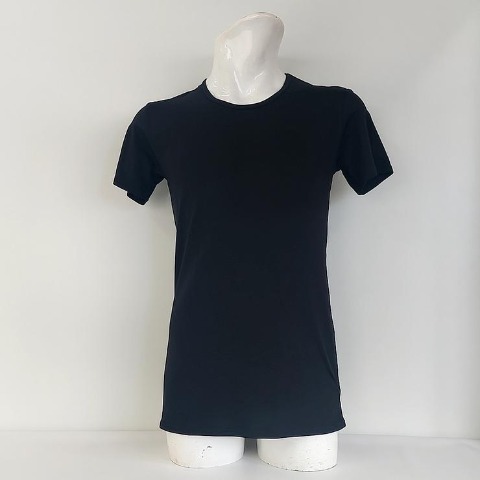 メンズ　半袖クルーネックインナーTシャツ（FIBER HEAT）