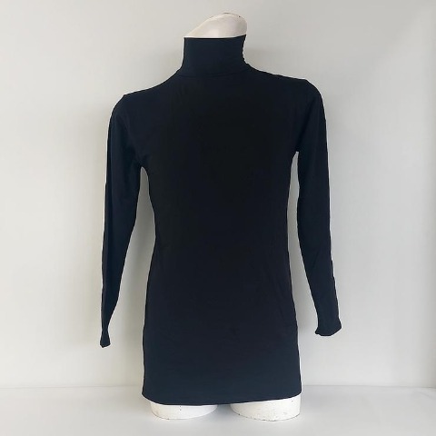 メンズ【M～4L】　長袖タートルネックインナーTシャツ（FIBER HEAT）