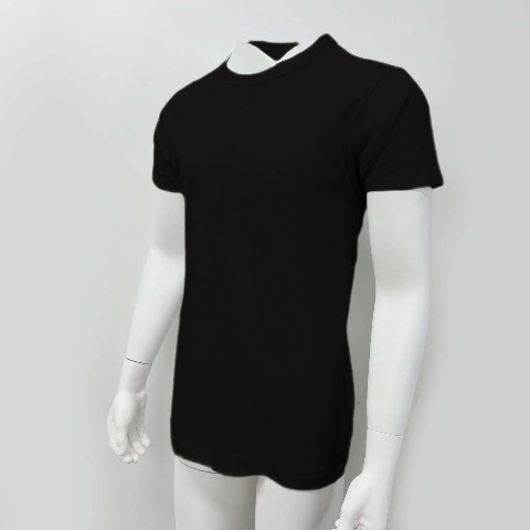 メンズ【M～LL】　半袖クルーネックインナーTシャツ（FIBER HEAT）