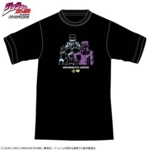 メンズ　半袖クルーネックインナーTシャツ（アニメ『ジョジョの奇妙な冒険　ダイヤモンドは砕けない』）