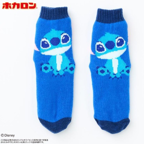 メンズ　ソックス（スティッチ×ホカロン）