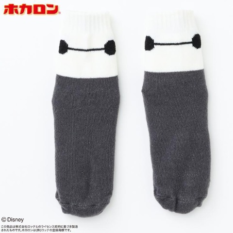 メンズ　ソックス（ベイマックス×ホカロン）