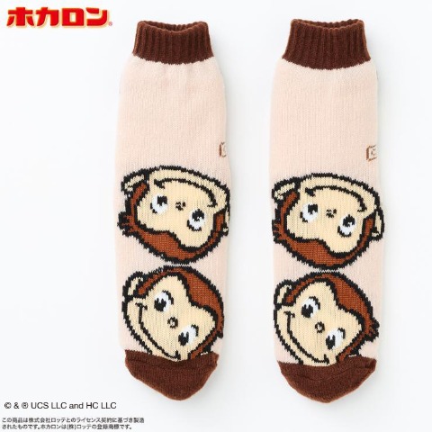 メンズ　ソックス（おさるのジョージ×ホカロン）