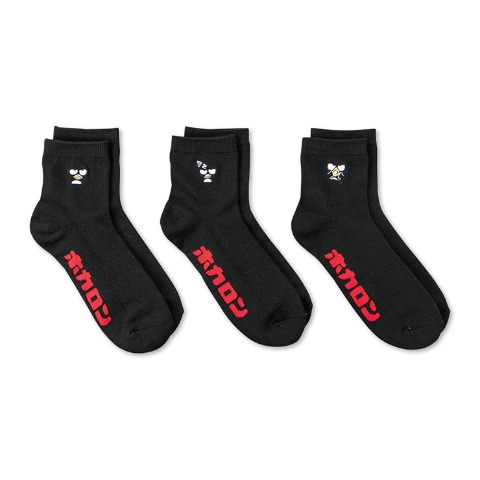 メンズ　ソックス（ホカロン×バッドばつ丸）