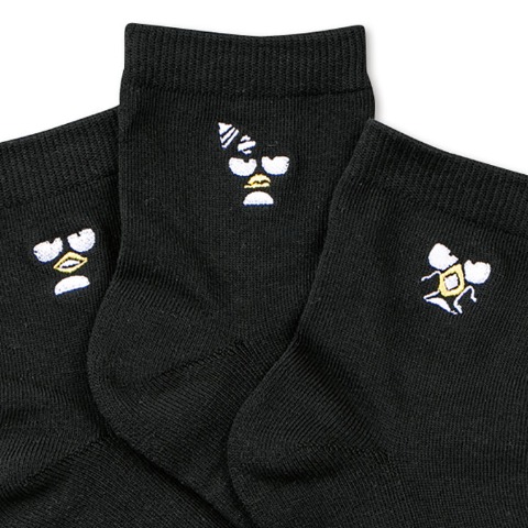 メンズ　ソックス（ホカロン×バッドばつ丸）