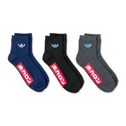 メンズ　ソックス（ホカロン×スティッチ）