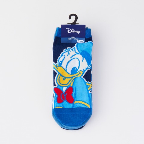 メンズ　3足組ソックス（ドナルドダック）
