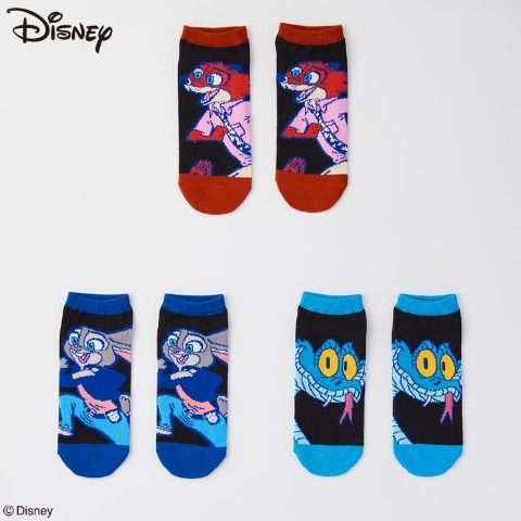 メンズ　3足組ソックス（ニック&ジュディ&ゲイリー）