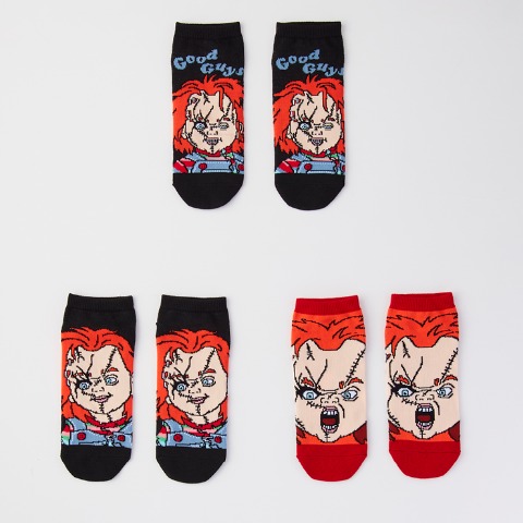 メンズ　3足組ソックス（CHUCKY）