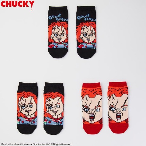 メンズ　3足組ソックス（CHUCKY）