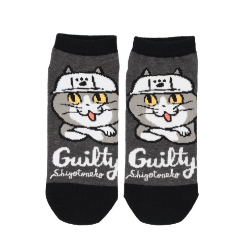 メンズ　ソックス（仕事猫）