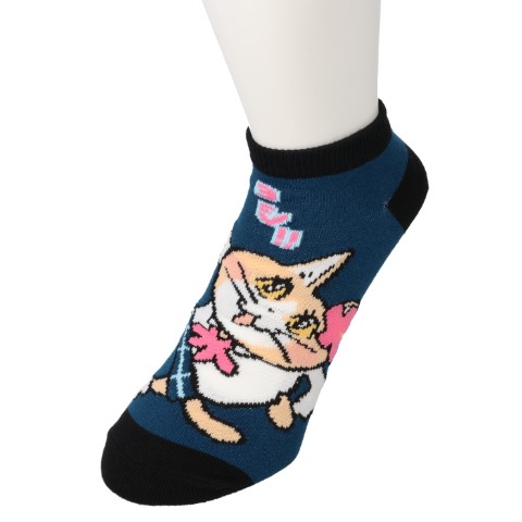 メンズ　ソックス（仕事猫）