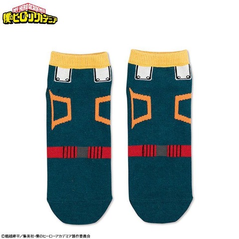 メンズ　台紙付ソックス 緑谷出久（TVアニメ『僕のヒーローアカデミア』）
