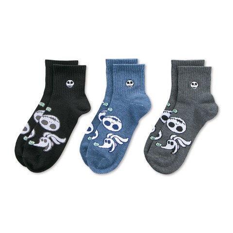 メンズ　3足組ソックス（ジャック・スケリントン&ゼロ）