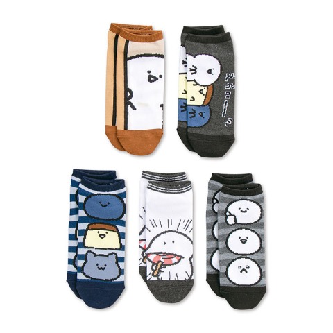 メンズ　お文具といっしょソックスパック6点セット