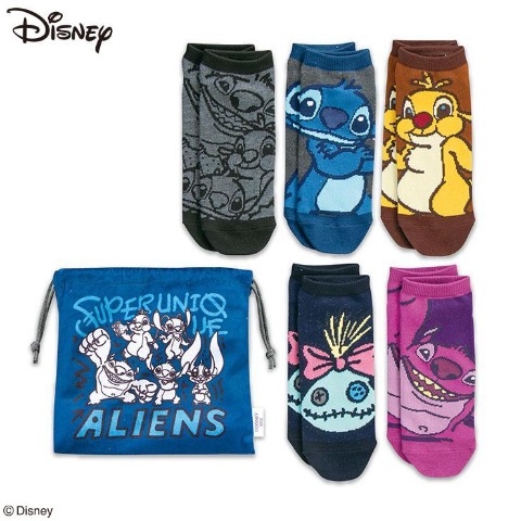 メンズ　スティッチソックスパック6点セット