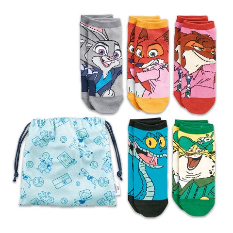 メンズ　ズートピア2ソックスパック6点セット