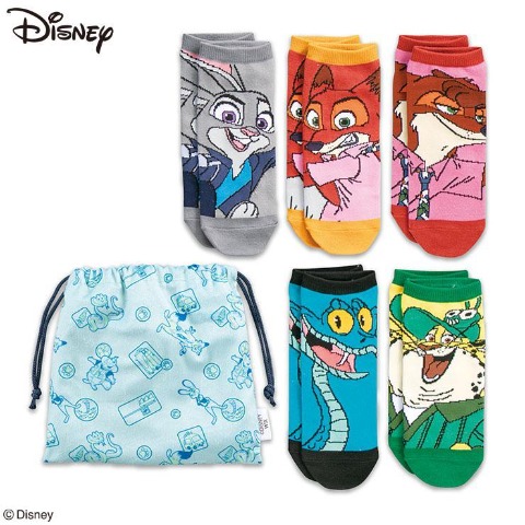 メンズ　ズートピア2ソックスパック6点セット