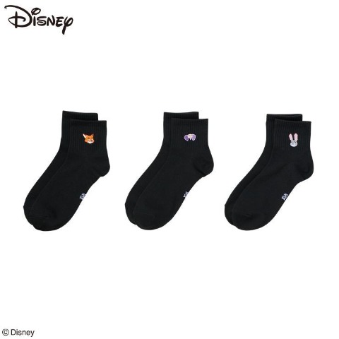 メンズ　3足組ソックス（ニック&ジュディ&フィニック）