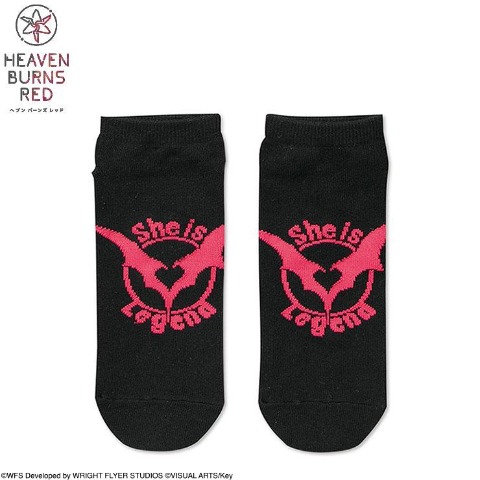 メンズ　ソックス（ヘブンバーンズレッド）