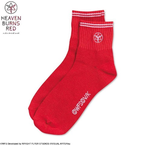 メンズ　ソックス（ヘブンバーンズレッド）