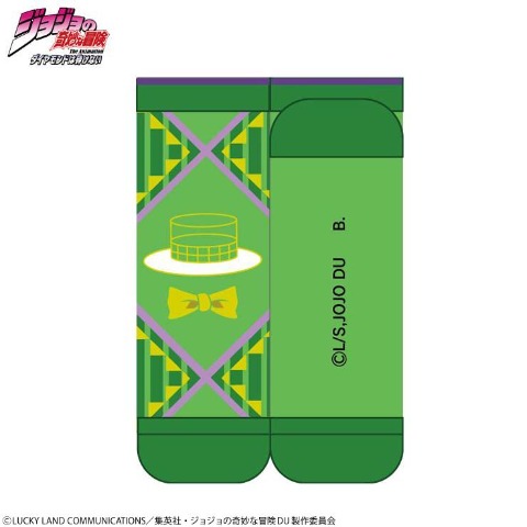 メンズ　ソックス（アニメ『ジョジョの奇妙な冒険 ダイヤモンドは砕けない』）