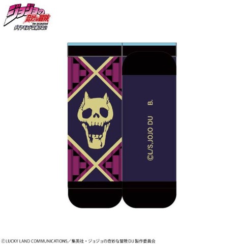 メンズ　ソックス（アニメ『ジョジョの奇妙な冒険 ダイヤモンドは砕けない』）