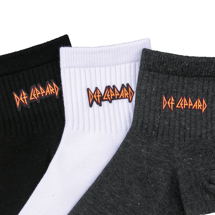 メンズ 3足組ソックス（Def Lepard） | アベイル | しまむらパーク