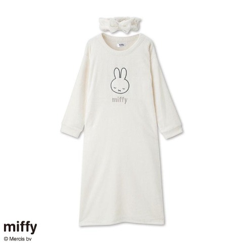 レディース　ヘアバンド付ルームワンピース（ミッフィー）