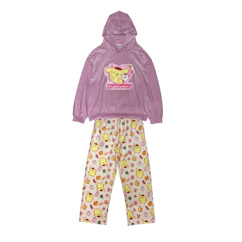 レディース　ベロアルームウェア（ポムポムプリン）