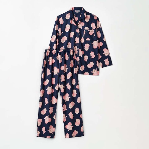 レディース　パジャマ（カクレモモジリ_ナチュラル）