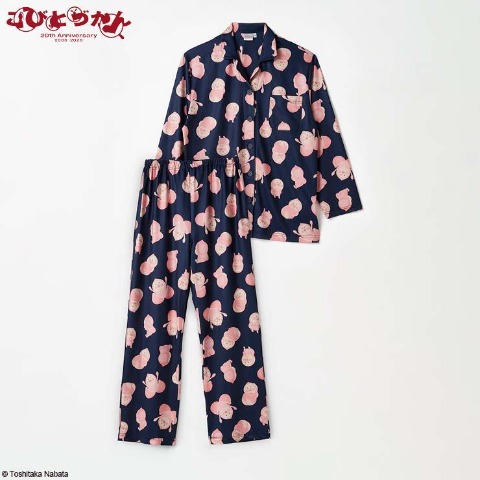 レディース　パジャマ（カクレモモジリ_ナチュラル）