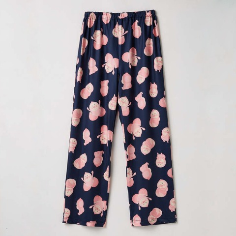 レディース　パジャマ（カクレモモジリ_ナチュラル）