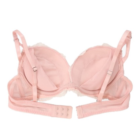 【B65～D80】神盛りシフォンレースブラジャー+ショーツセット