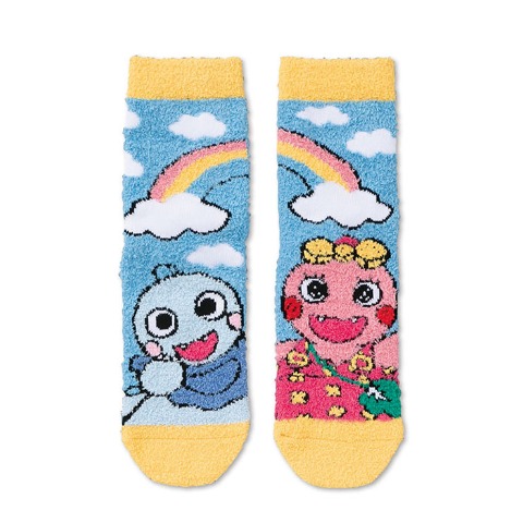 レディース　クルーソックス（ざわざわ森のがんこちゃん）