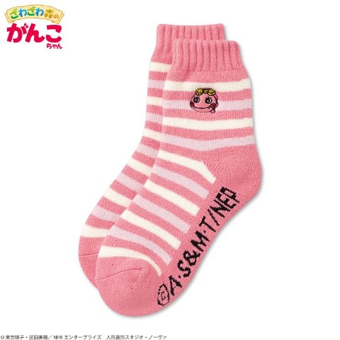 レディース　クルーソックス（ざわざわ森のがんこちゃん）