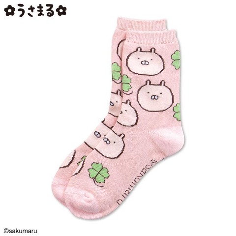 レディース　総パイルソックス（うさまる）