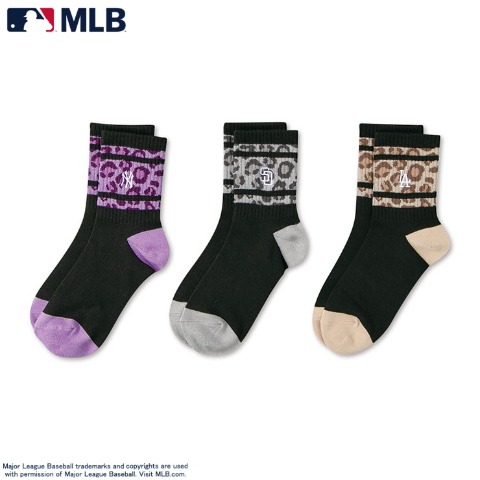 レディース　3足組ソックス（MLB）